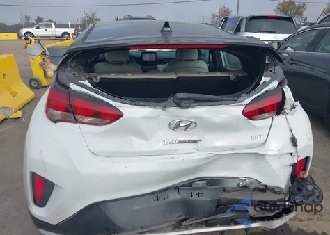 2019 Hyundai Veloster Turbo Ultimate from USA, damaged, VIN KMHTH6AB7KU015014